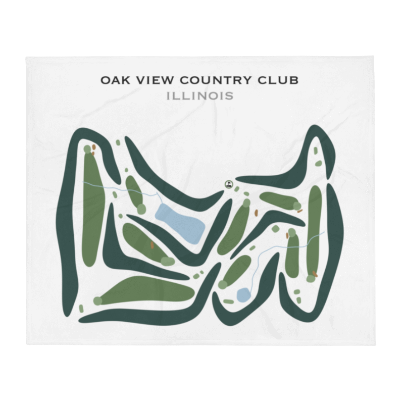 Oak View Country Club, Illinois - Printed Golf Courses