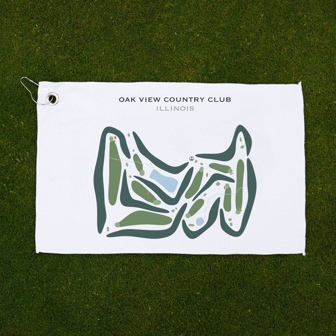 Oak View Country Club, Illinois - Printed Golf Courses