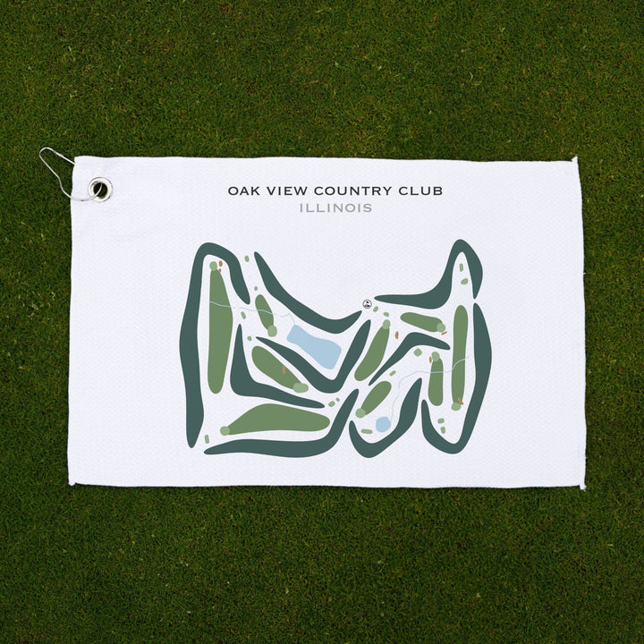 Oak View Country Club, Illinois - Printed Golf Courses