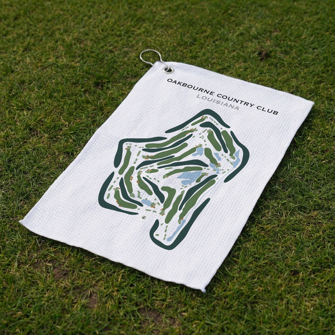 Oakbourne Country Club, Louisiana - Printed Golf Course