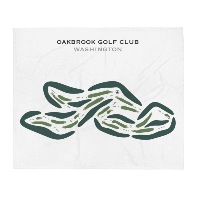 Oakbrook Golf Club, Washington - Printed Golf Courses