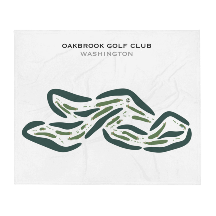 Oakbrook Golf Club, Washington - Printed Golf Courses