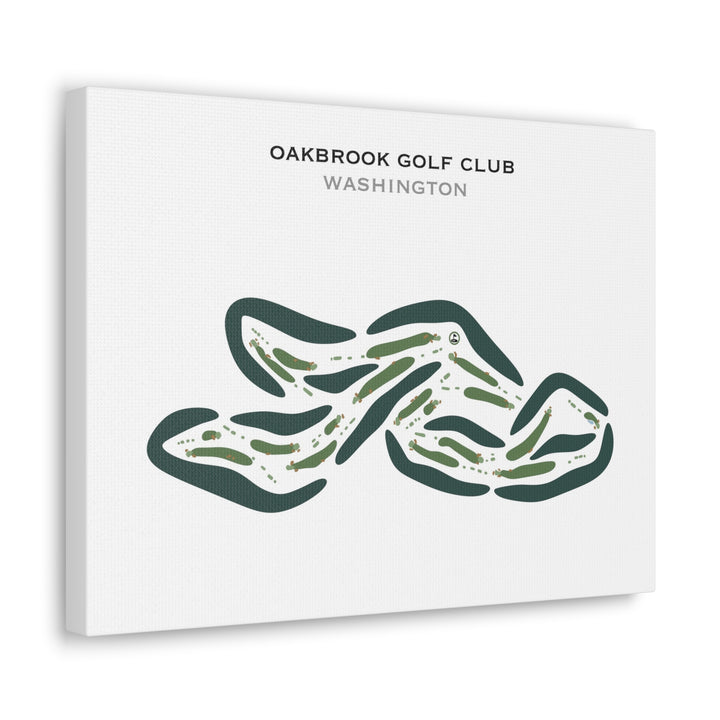 Oakbrook Golf Club, Washington - Printed Golf Courses
