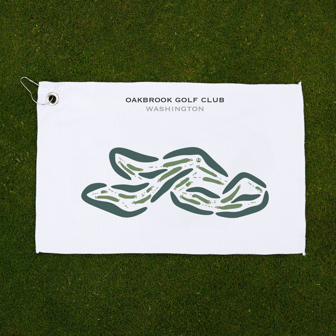 Oakbrook Golf Club, Washington - Printed Golf Courses
