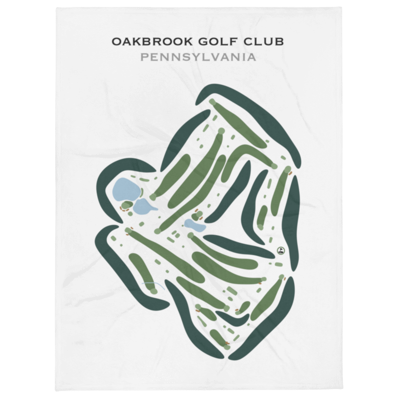 Oakbrook Golf Club, Pennsylvania - Printed Golf Courses