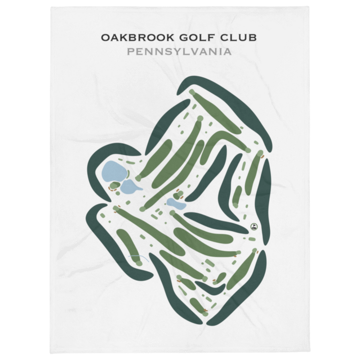 Oakbrook Golf Club, Pennsylvania - Printed Golf Courses