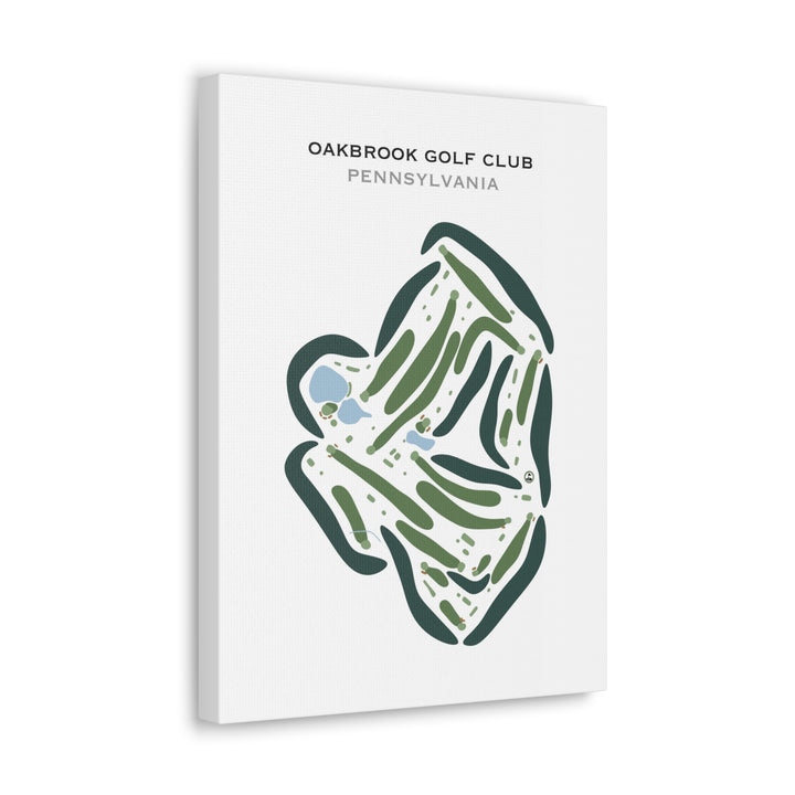 Oakbrook Golf Club, Pennsylvania - Printed Golf Courses