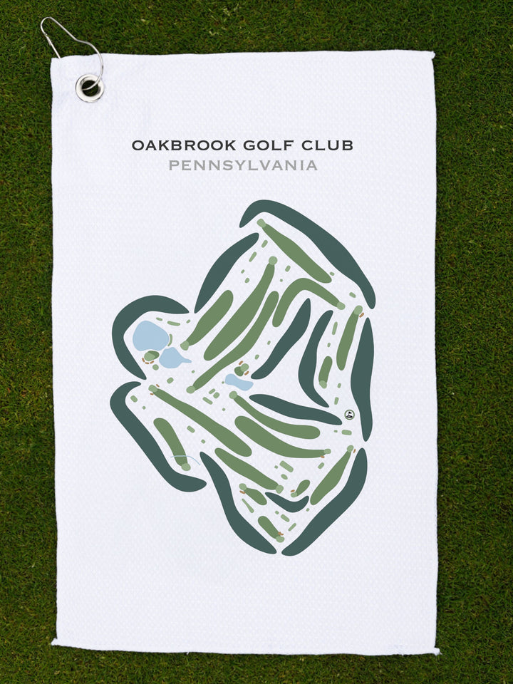 Oakbrook Golf Club, Pennsylvania - Printed Golf Courses