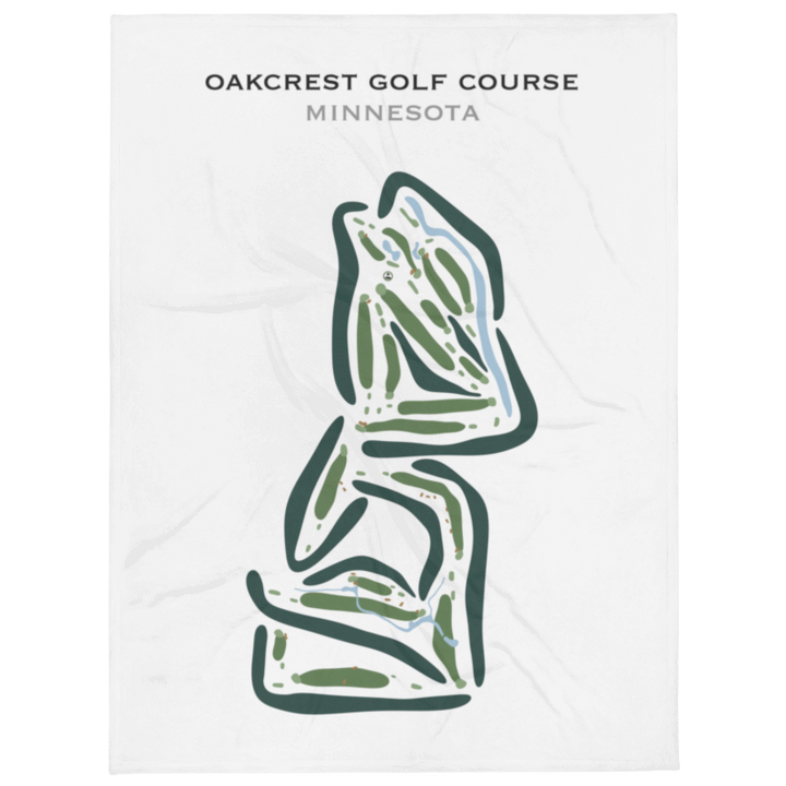 Oakcrest Golf Course, Minnesota - Printed Golf Courses