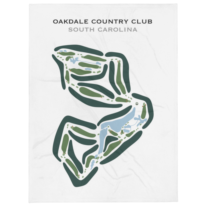 Oakdale Country Club, South Carolina - Printed Golf Courses