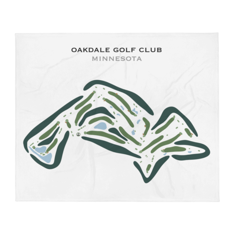 Oakdale Golf Club, Minnesota - Printed Golf Courses