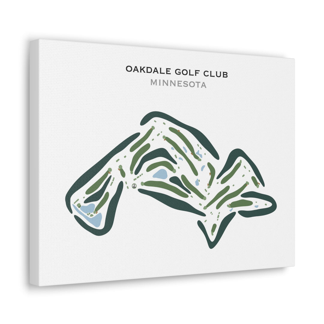 Oakdale Golf Club, Minnesota - Printed Golf Courses