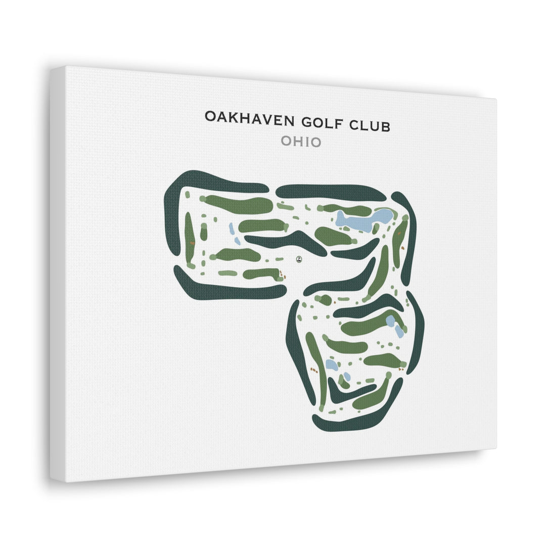 Oakhaven Golf Club, Ohio - Printed Golf Courses