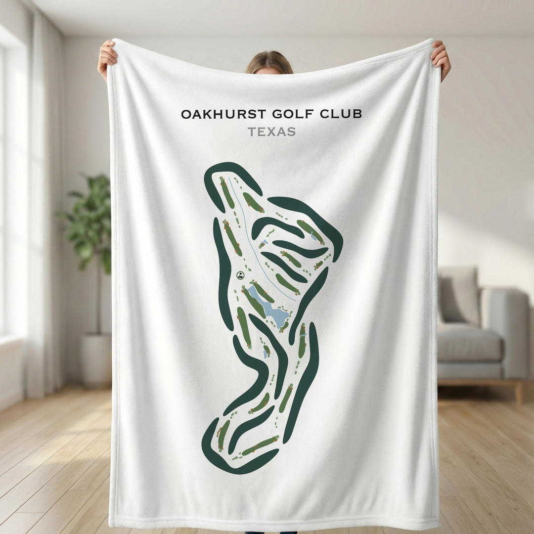 Oakhurst Golf Club, Texas - Printed Golf Courses