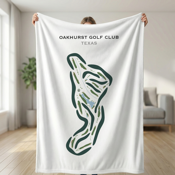 Oakhurst Golf Club, Texas - Printed Golf Courses