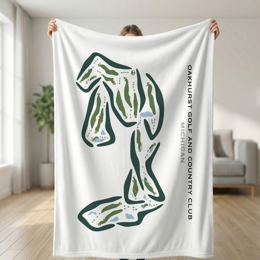 Oakhurst Golf & Country Club, Michigan - Printed Golf Courses