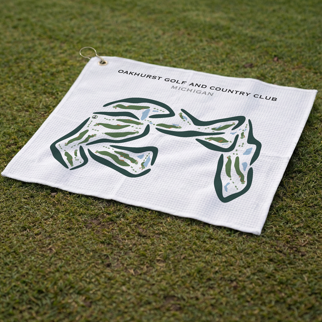 Oakhurst Golf & Country Club, Michigan - Printed Golf Courses