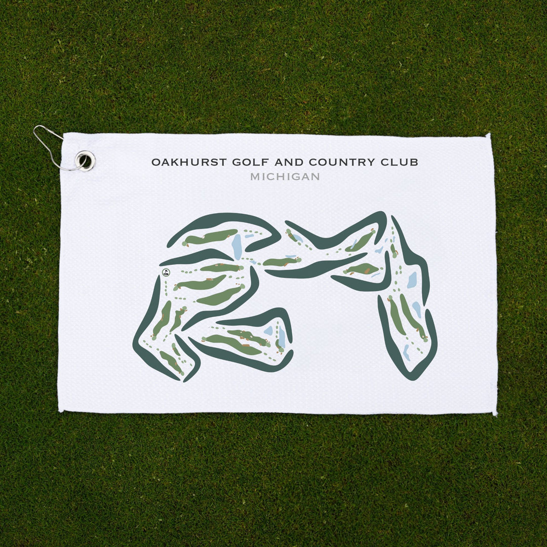 Oakhurst Golf & Country Club, Michigan - Printed Golf Courses