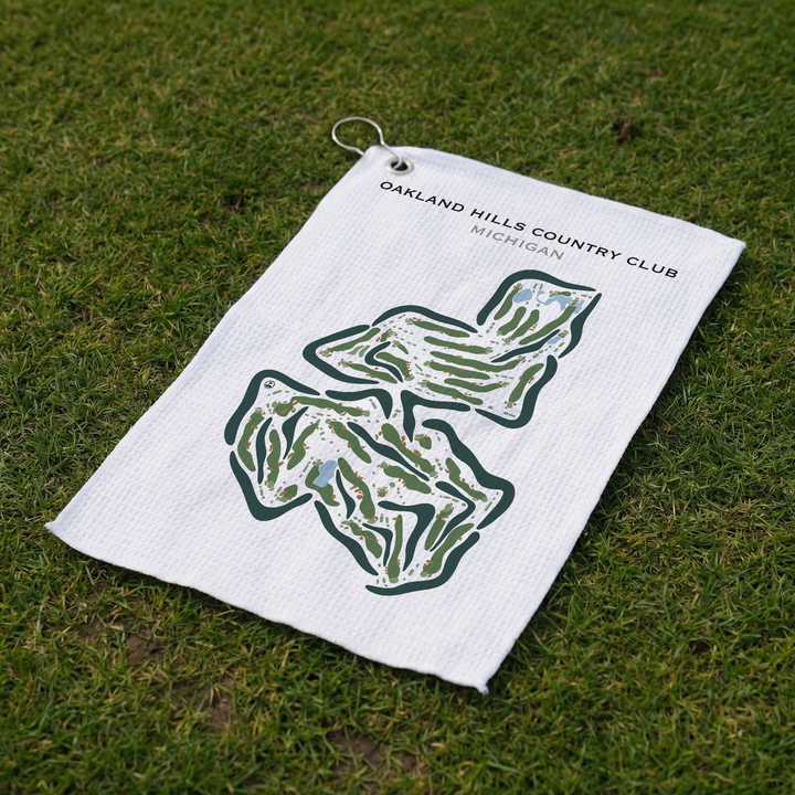 Oakland Hills Country Club, Michigan - Printed Golf Courses