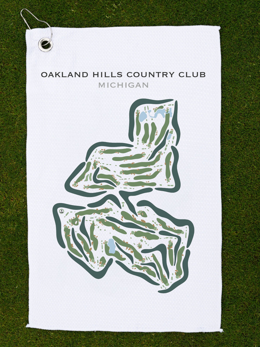 Oakland Hills Country Club, Michigan - Printed Golf Courses