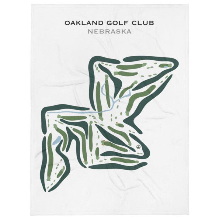 Oakland Golf Club, Nebraska - Printed Golf Courses - Golf Course Prints