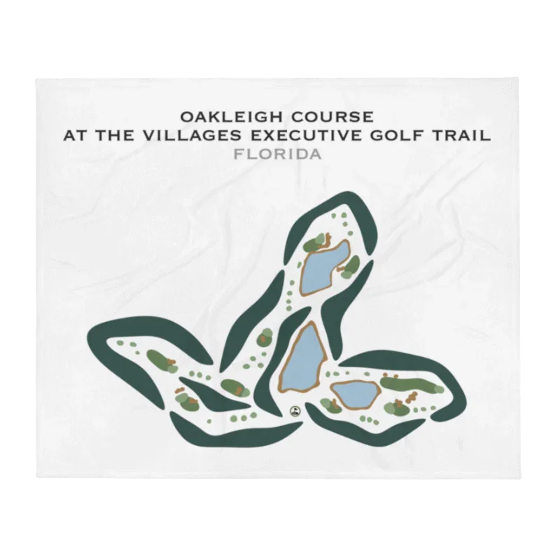 Oakleigh Course at The Villages Executive Golf Trail, Florida - Printed Golf Courses