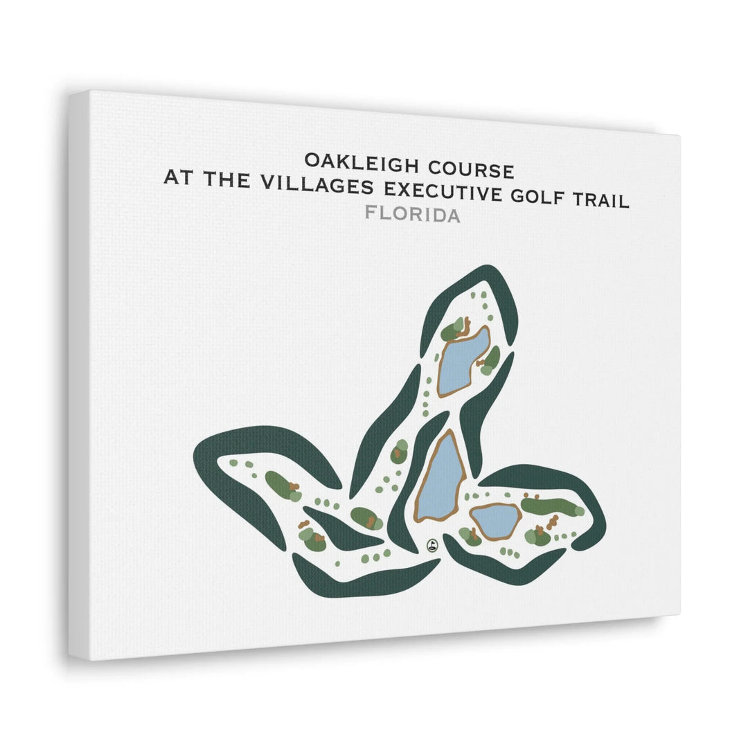 Oakleigh Course at The Villages Executive Golf Trail, Florida - Printed Golf Courses