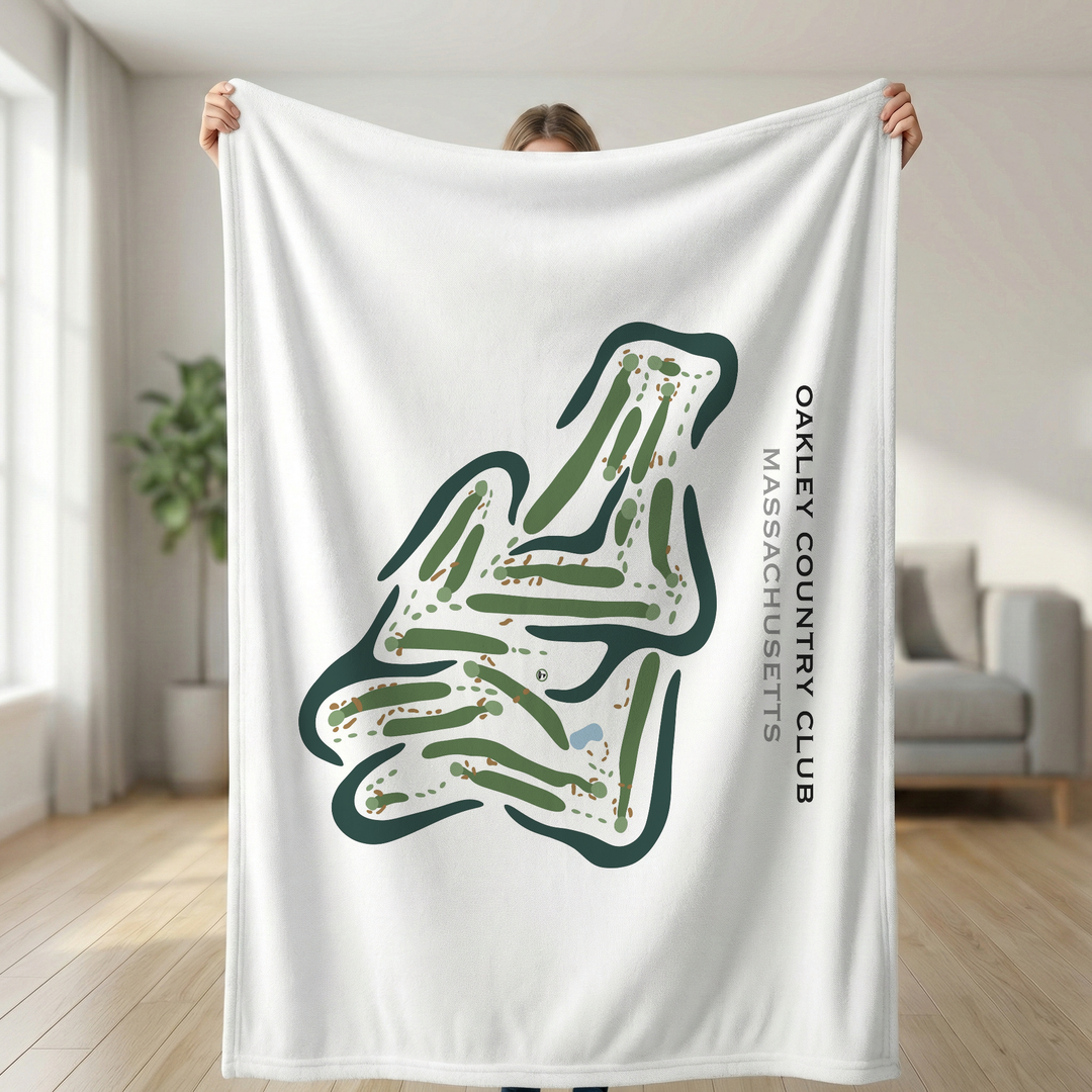 Oakley Country Club, Massachusetts - Printed Golf Courses