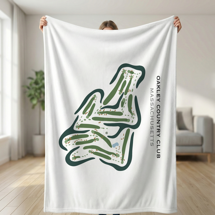 Oakley Country Club, Massachusetts - Printed Golf Courses