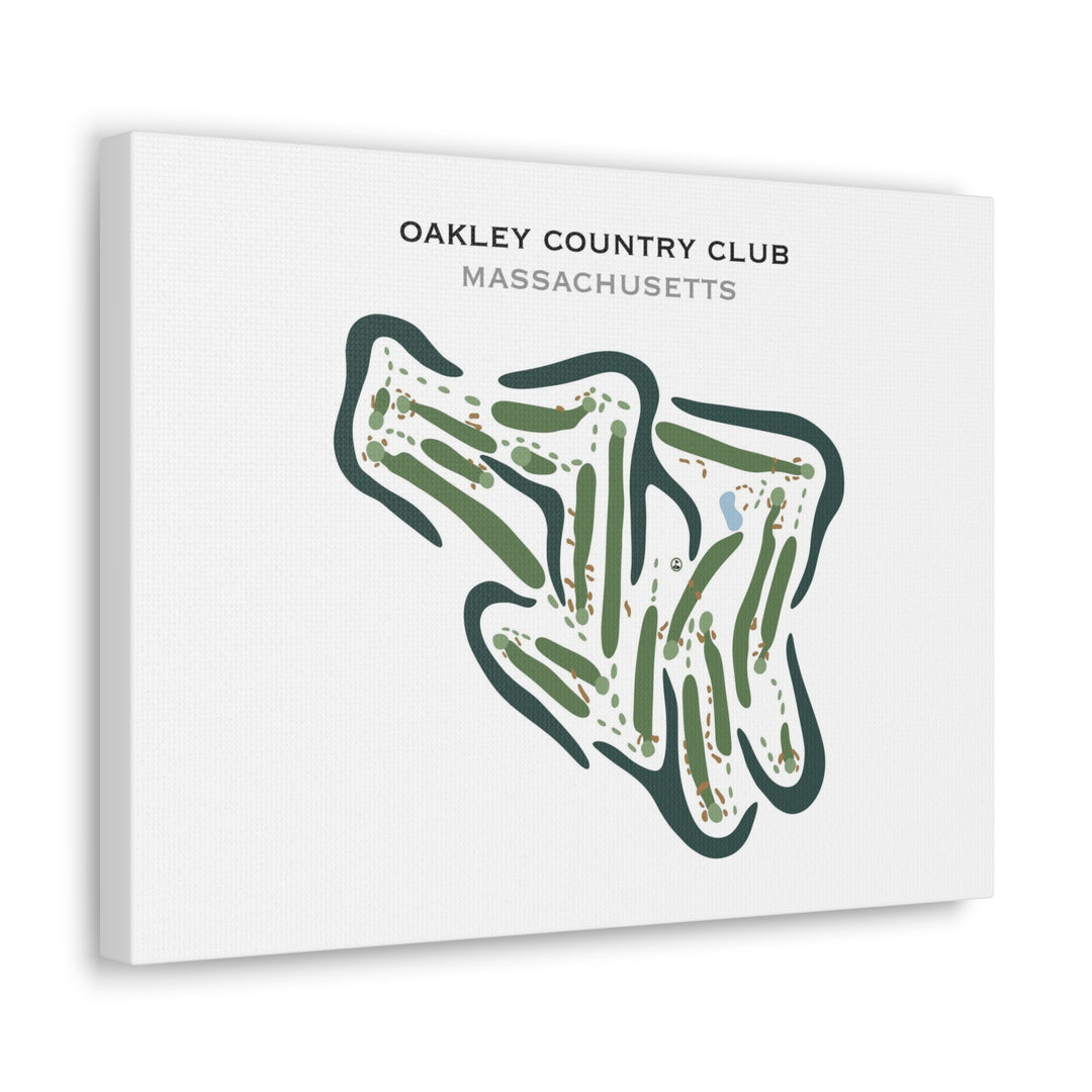 Oakley Country Club, Massachusetts - Printed Golf Courses