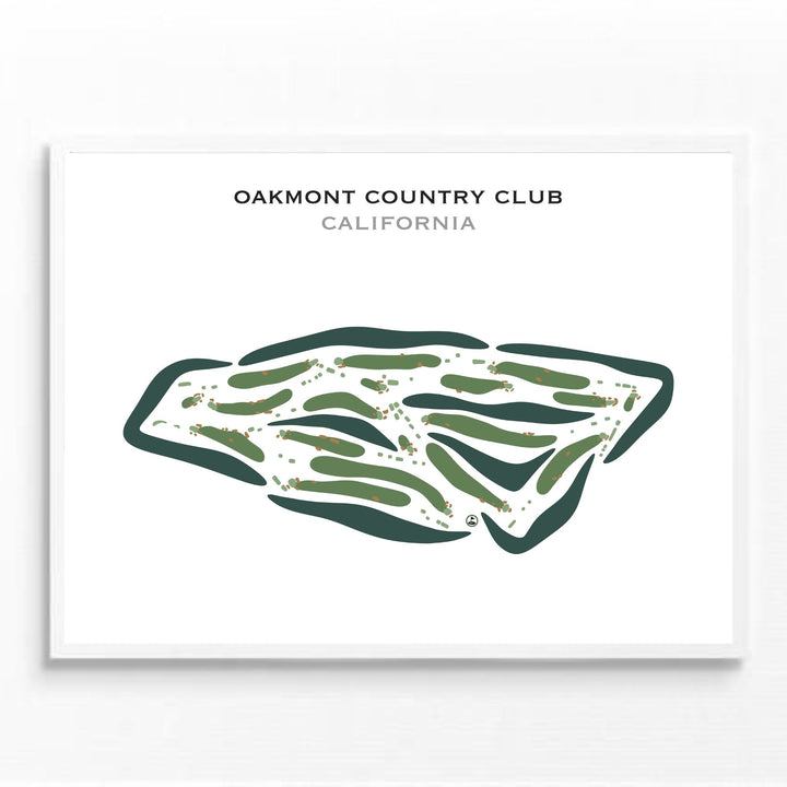 Oakmont Country Club, California - Printed Golf Courses