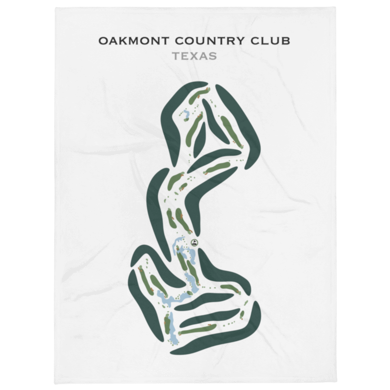Oakmont Country Club, Texas - Printed Golf Courses