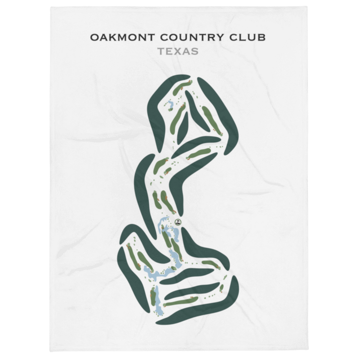Oakmont Country Club, Texas - Printed Golf Courses