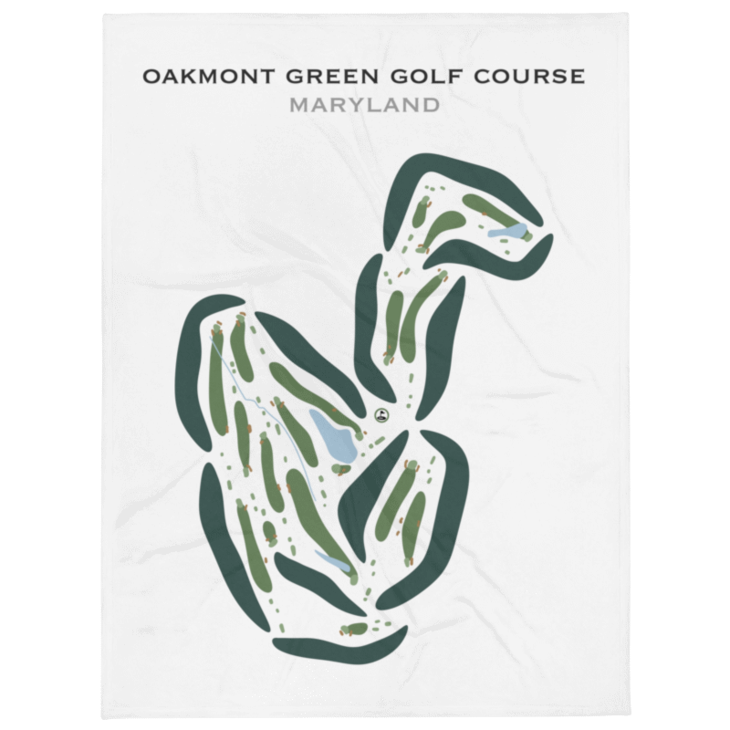 Oakmont Green Golf Course, Maryland - Printed Golf Courses