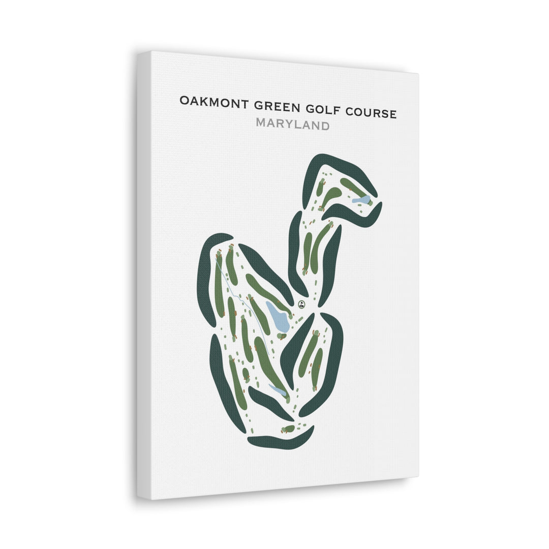 Oakmont Green Golf Course, Maryland - Printed Golf Courses
