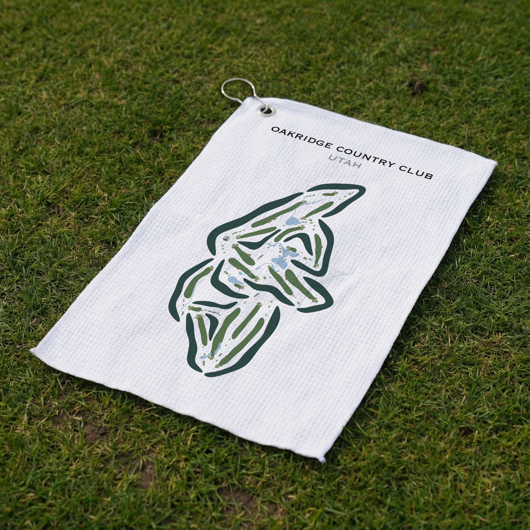 Oakridge Country Club, Farmington Utah - Printed Golf Courses