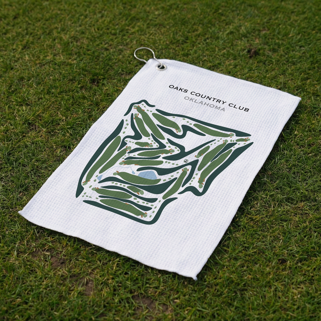 Oaks Country Club, Oklahoma - Printed Golf Courses