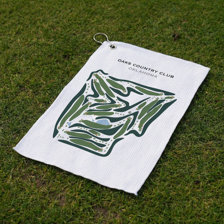 Oaks Country Club, Oklahoma - Printed Golf Courses