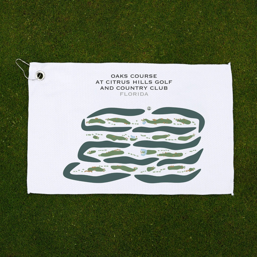 Oaks Course at Citrus Hills Golf and Country Club, Florida - Printed Golf Courses