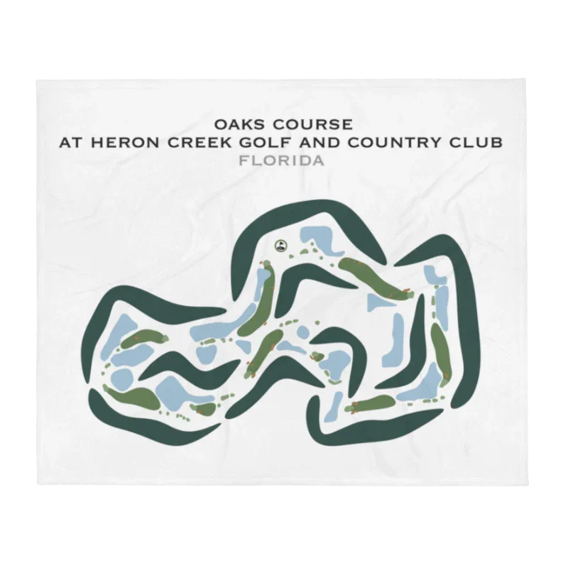 Oaks Course at Heron Creek Golf and Country Club, Florida - Printed Golf Courses