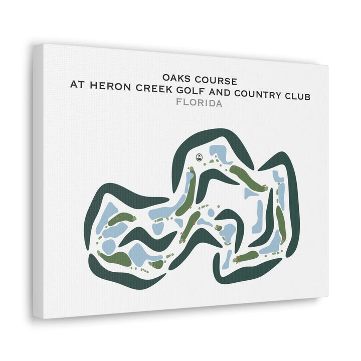 Oaks Course at Heron Creek Golf and Country Club, Florida - Printed Golf Courses