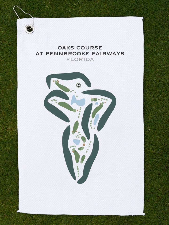 Oaks Golf Course at Pennbrooke Fairways, Florida - Printed Golf Courses