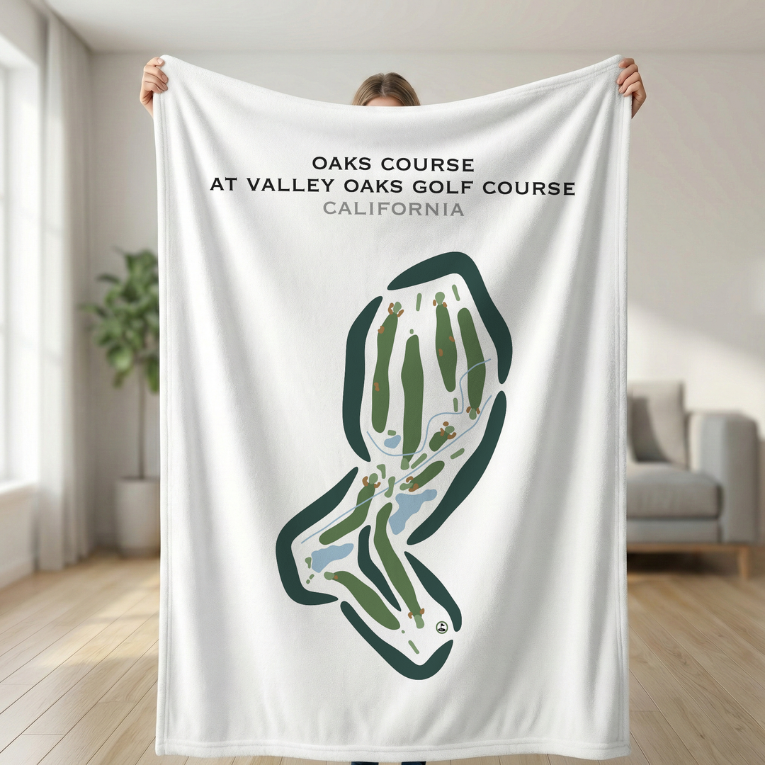 Oaks Course at Valley Oaks Golf Course, California - Printed Golf Courses