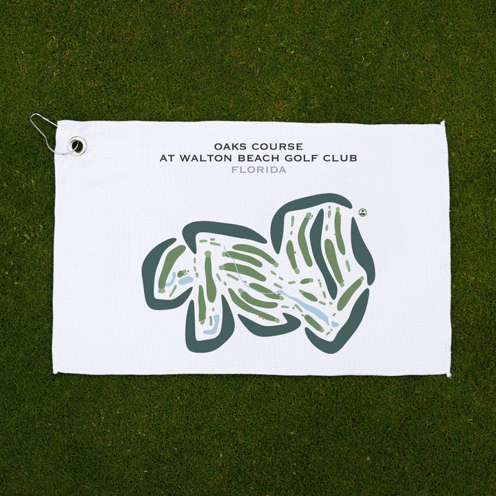 Oaks Course at Walton Beach Golf Club, Florida - Printed Golf Courses