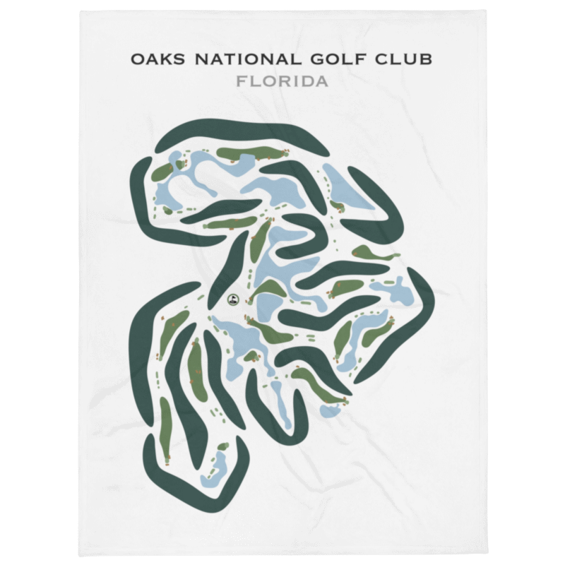 Oaks National Golf Club, Florida - Printed Golf Courses
