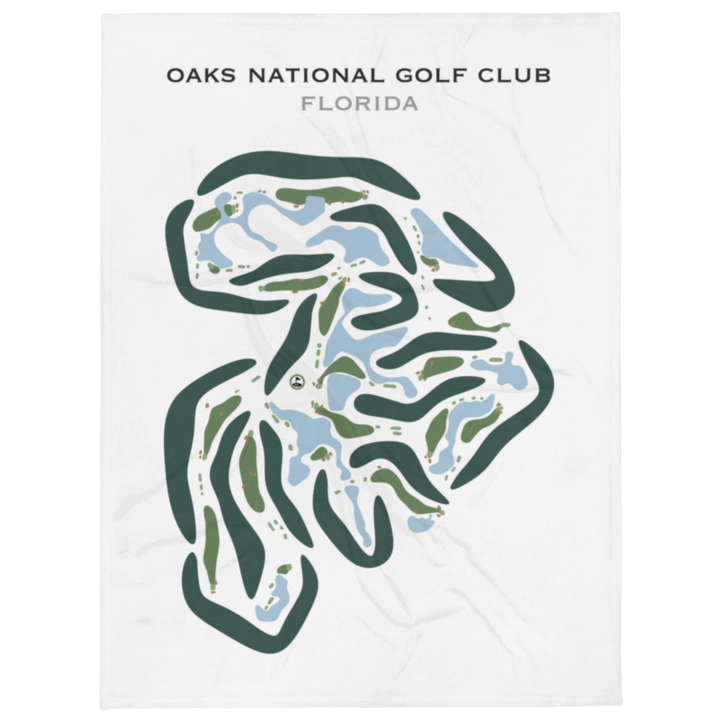 Oaks National Golf Club, Florida - Printed Golf Courses