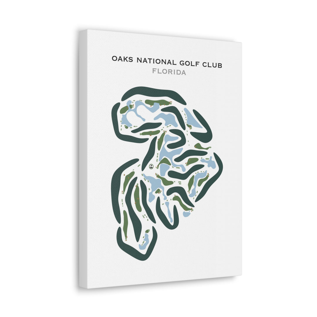Oaks National Golf Club, Florida - Printed Golf Courses