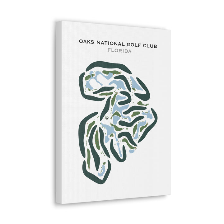 Oaks National Golf Club, Florida - Printed Golf Courses