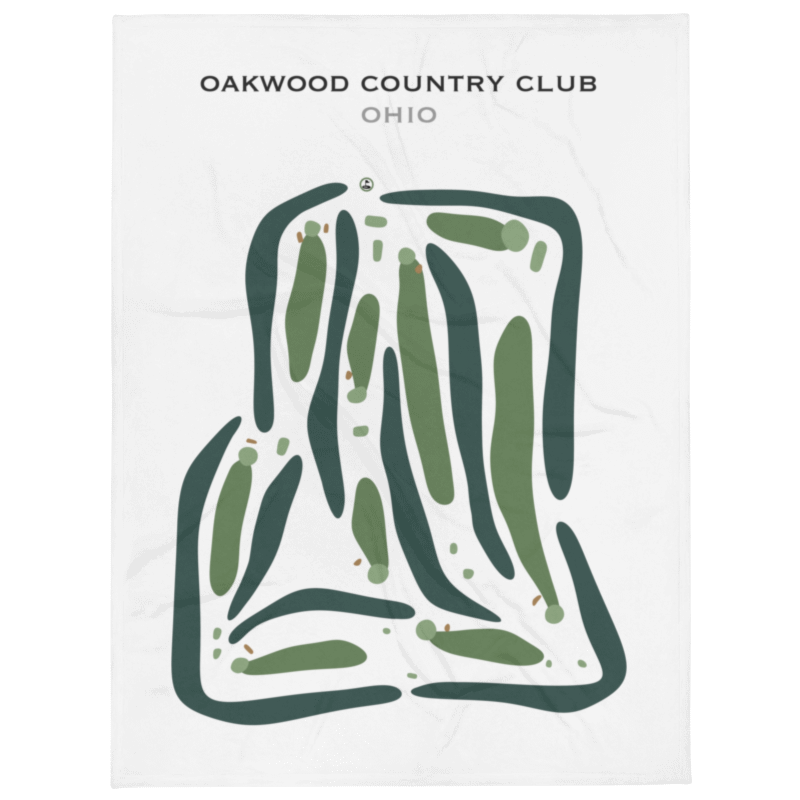 Oakwood Country Club, Ohio - Printed Golf Courses