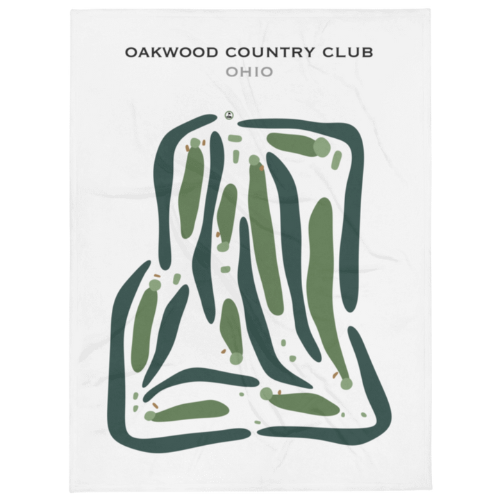 Oakwood Country Club, Ohio - Printed Golf Courses